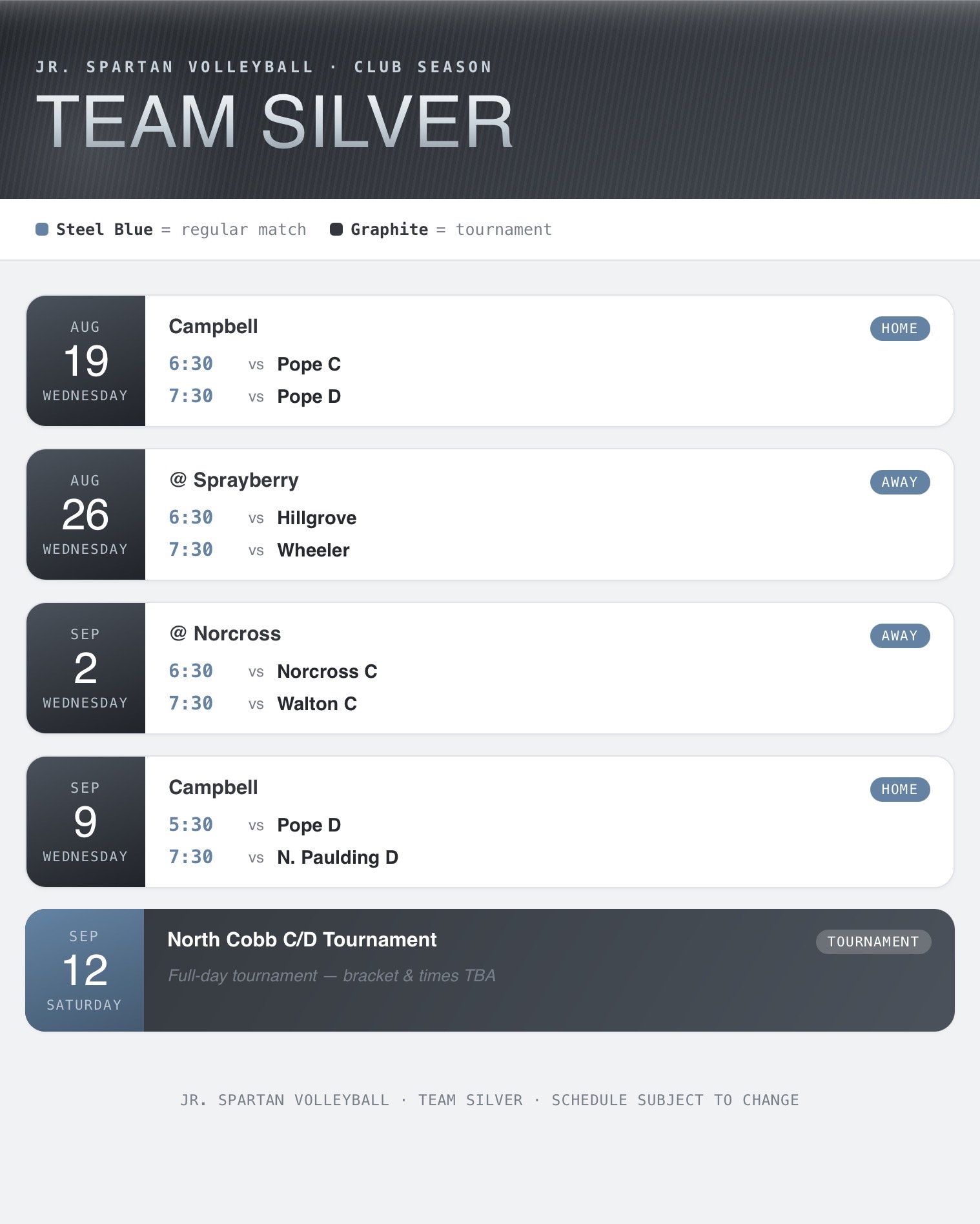 Team SILVER 2026