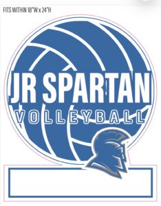 Jr Spartan Yard Signs